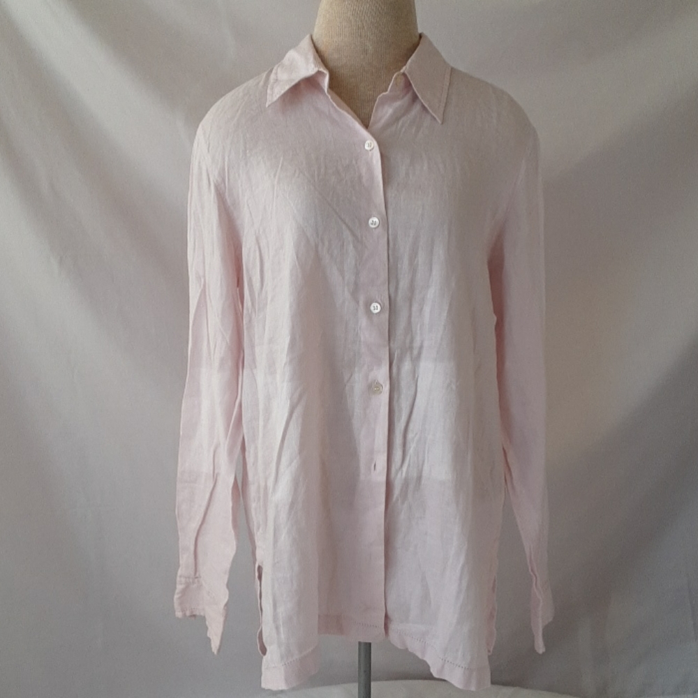 Light Pink Linen Shirt
